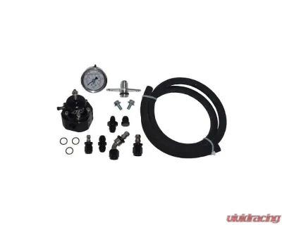MAPerformance Braided Stainless Steel AFPR Install Kit w/ AEM Regulator Mitsubishi Eclipse | Eagle Talon | Plymouth Laser 1G 1990-1994 - MAP DSM1G-AFPR-AEM-SS