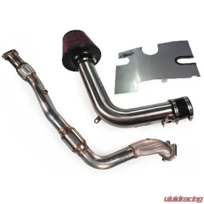 MAPerformance Stage 2 Power Package Aftermarket Catback Wrinkle Black Air Intake Subaru WRX | STI 2018-2020 - MAP STI-4G-S2-18+-INWB-DP-CATTED