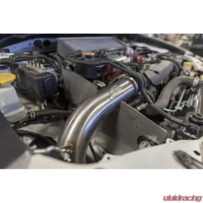 MAPerformance Stage 2 Power Package Stock Catback Wrinkle Black Air Intake Subaru WRX | STI 2015-2017 - MAP STI-4G-S2-INWB-DPC-S