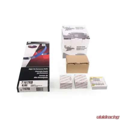 MAPerformance Gates Water Pump GAT 42577 & T167RB1 Timing Belt Service Kit Mitsubishi Evolution 8 2003-2006 - MAP TBK-EVO-8-GAT-NOBS