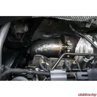 MAPerformance Stage 2 Package Catted Polished Downpipe w/ Intake Heat Shield Volkswagen MK7 GTI 2015-2018 - MAP VWMK7-DPC-AI+HS