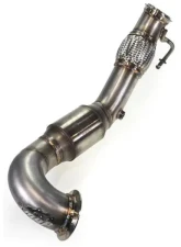 MAPerformance Stage 2 Package Catted Polished Downpipe w/ Intake Heat Shield Volkswagen MK7 GTI 2015-2018                                     - MAP VWMK7-DPC-AI+HS - Image 4