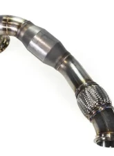 MAPerformance Stage 2 Package Catted Polished Downpipe w/ Intake Heat Shield Volkswagen MK7 GTI 2015-2018                                     - MAP VWMK7-DPC-AI+HS - Image 7