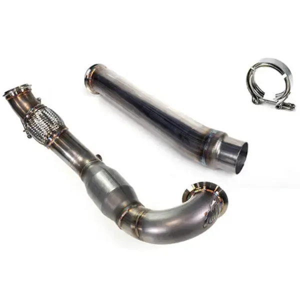 MAPerformance Catted Downpipe Polished Volkswagen Golf TSI/GTI Mk7/Mk7.5 2015-2021 - MAP VWMK7-DPC
