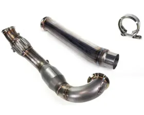MAPerformance Catted Downpipe Ceramic Black Volkswagen Golf TSI/GTI Mk7/Mk7.5 2015-2021