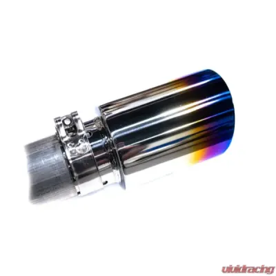 MAPerformance Catback Exhaust OEM/Stock Downpipe Blue Flame Tips Volkswagen MK7 GTI 2018-2021 - MAP VWMK7-GTI-CBE-OEM-18+-BF