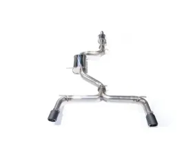 MAPerformance Catback Exhaust MAPerformance Downpipe Carbon Fiber Tips Volkswagen MK7 GTI 2018-2021
