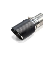 MAPerformance Catback Exhaust OEM/Stock Downpipe Carbon Fiber Tips Volkswagen MK7 GTI 2018-2021                                     - MAP VWMK7-GTI-CBE-OEM-18+-CF - Image 2