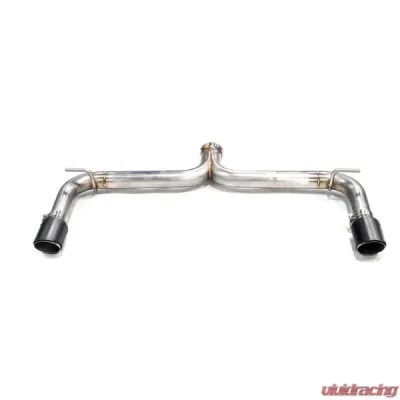 MAPerformance Catback Exhaust OEM/Stock Downpipe Carbon Fiber Tips Volkswagen MK7 GTI 2018-2021 - MAP VWMK7-GTI-CBE-OEM-18+-CF