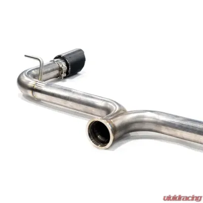 MAPerformance Catback Exhaust OEM/Stock Downpipe Carbon Fiber Tips Volkswagen MK7 GTI 2018-2021 - MAP VWMK7-GTI-CBE-OEM-18+-CF