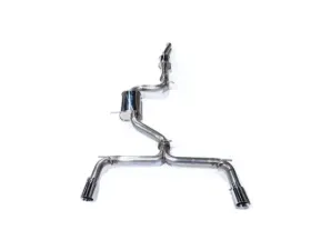 MAPerformance Catback Exhaust MAPerformance Downpipe Polished Tips Volkswagen MK7 GTI 2018-2021