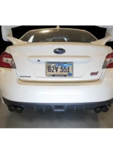 MAPerformance Catback Exhaust System  w/ Mufflers Aftermarket Downpipe Standard SS Tips Subaru WRX | STI 2015-2021                                     - MAP WRX-4G-CB-REV2-P - Image 8
