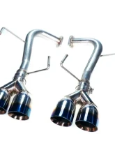 MAPerformance Axle-Back Exhaust Non-Resonated Polished SS Tips Subaru WRX | STI 2015-2021                                     - MAP WRX-4G-RMD-SCB-REV2-P - Image 9