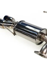 MAPerformance Axle-Back Exhaust Non-Resonated Polished SS Tips Subaru WRX | STI 2015-2021                                     - MAP WRX-4G-RMD-SCB-REV2-P - Image 5
