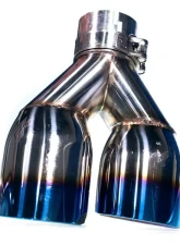 MAPerformance Axle-Back Exhaust Non-Resonated Polished SS Tips Subaru WRX | STI 2015-2021                                     - MAP WRX-4G-RMD-SCB-REV2-P - Image 8