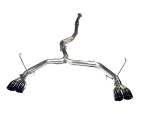 MAPerformance MT Performance Package Stage 2 Upgrade Kit w/ Muffler-Blue Burnt Tips Wrinkle Black Air Intake Subaru WRX 2015-2020