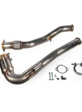 MAPerformance MT Performance Package Stage 2 Upgrade Kit Muffler Delete-Standard SS Tips Raw Stainless Air Intake Subaru WRX 2015-2020                                     - MAP WRX-4G-S2-DPC-3-CB-NM - Image 4