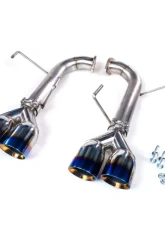 MAPerformance Axleback Exhaust Blue Flame Tips Subaru WRX 2022+                                     - MAP WRX-5G-RMD-BF - Image 9