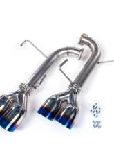 MAPerformance Axleback Exhaust Blue Flame Tips Subaru WRX 2022+                                     - MAP WRX-5G-RMD-BF - Image 2