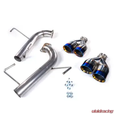 MAPerformance Axleback Exhaust Blue Flame Tips Subaru WRX 2022+ - MAP WRX-5G-RMD-BF