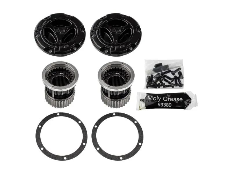 World American Warn Black Hub Set 35-Spline 2005-2016 - 95060