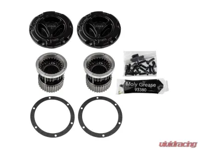 World American Warn Black Hub Set 35-Spline 2005-2016 - 95060