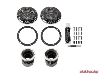 World American Warn Chrome Hub Set 35-Spline 2005-2016 - 95070