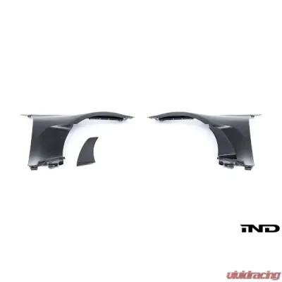 Alpha-N Carbon Front Fender Set V2 w/ Blades BMW G87 M2 2023-2025 - AN-0523