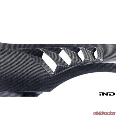 Alpha-N Carbon Vented Front Fender Set V4 w/ Blades BMW G87 M2 - AN-0525