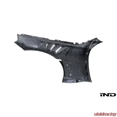 Alpha-N Carbon Vented Front Fender Set V4 w/ Blades BMW G87 M2 - AN-0525