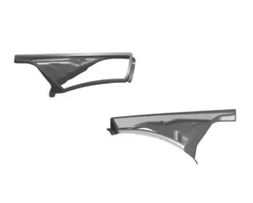 Alpha-N Wheelhouse Adapters Vented Fender Liner Insert Set BMW G87 M2 2023-2025