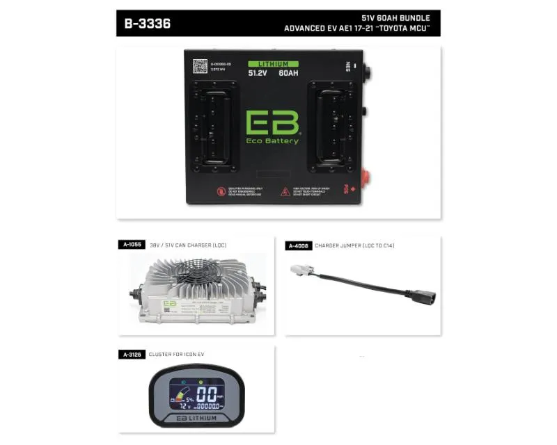 Nivel Eco Battery Bundle Advanced Ae1 17-21 51v 60ah - B-3336