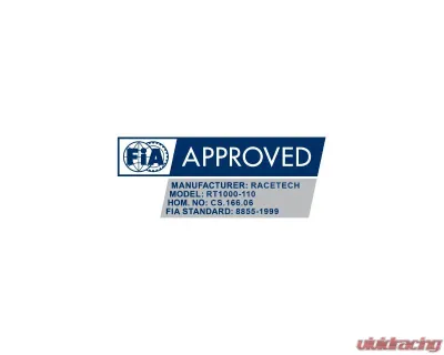 Racetech RT1000 Vinyl Racing Seat - RT1000V-110