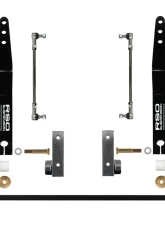 RSO Suspension 0-4" Lift Front Sway Bar Kit w/ Adjustable End Links Jeep Wrangler 2007-2018                                     - 170107-405400 - Image 2