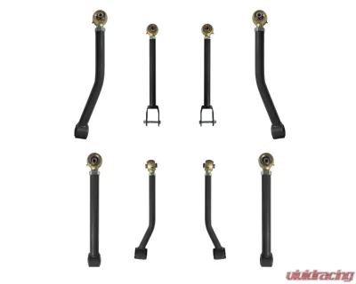 RSO Suspension 0-6" Lift Front & Rear Adjustable Control Arms Set - 8pc Jeep Wrangler 2007-2018 - 170107-459800