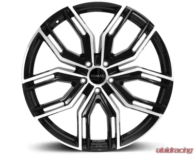 ROMAC Catalina Wheel 22x9.5 5x120 40mm Black | Polish - RMCAT L2514BMF
