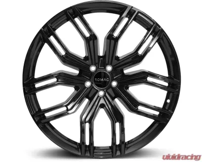 ROMAC Catalina Wheel 22x9.5 5x120 40mm Gloss Black - RMCAT L2514GB