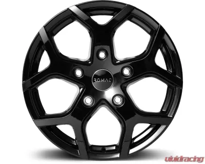 ROMAC Cobra Wheel 18x7.5 5x160 54mm Gloss Black - RMCOB H8665GB
