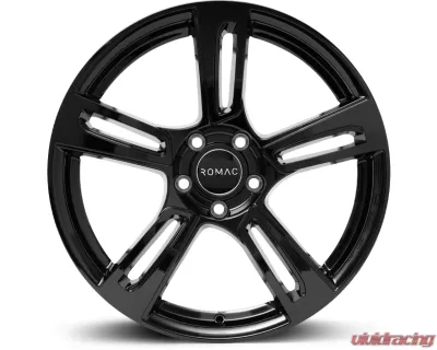 ROMAC Edge Wheel 16x6.5 5x112 42mm Gloss Black - RMEDG F6590GB
