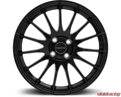 ROMAC Pulse Wheel 17x7 4x100 40mm Gloss Black - RMPUL G7475B