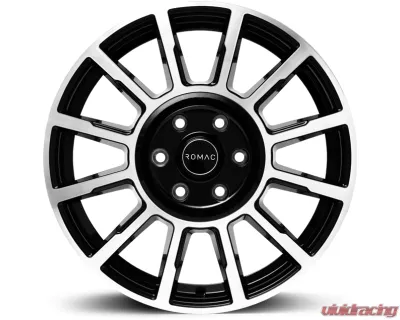ROMAC Stealth Wheel 16x6.5 5x108 40mm Black | Polish - RMSTE F6677BMF