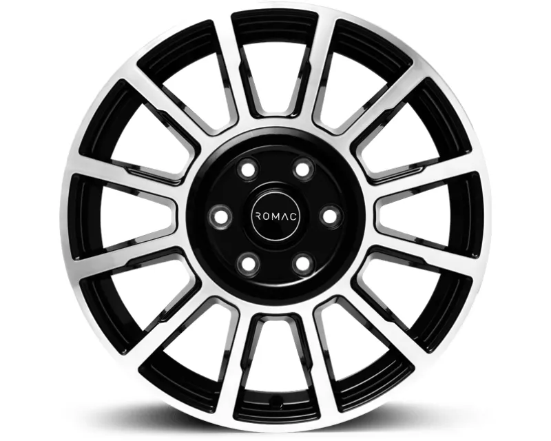 ROMAC Stealth Wheel 18x7.5 5x160 54mm Black | Polish - RMSTE H8665BMF