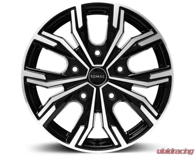 ROMAC Torque Wheel 18x7.5 5x108 45mm Black | Polish - RMTOR H8577BMF