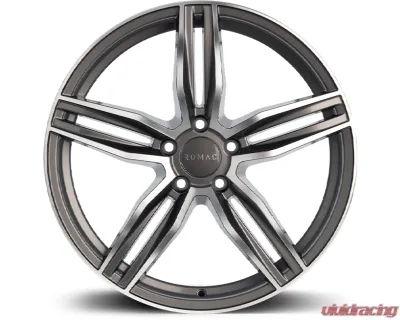ROMAC Venom Wheel 17x7.5 5x100 35mm Grey | Polish - RMVEN H7494GMF