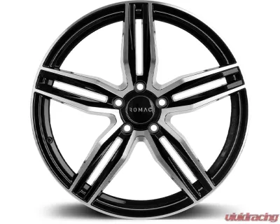 ROMAC Venom Wheel 18x8 5x112 45mm Black | Polish - RMVEN I8690BMF