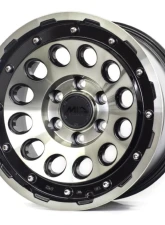 MID H12 Wheel 17x8.5 6x139.7 10mm Black Clear/Machining                                     - 4560235011623 - Image 5