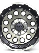 MID H12 Wheel 17x8.5 6x139.7 10mm Black Clear/Machining                                     - 4560235011623 - Image 2