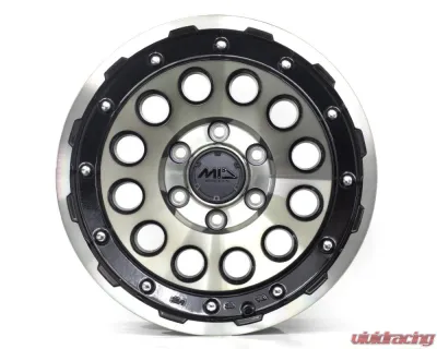 MID H12 Wheel 17x8.5 6x139.7 10mm Black Clear/Machining - 4560235011623