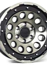 MID H12 Wheel 17x8.5 6x139.7 10mm Black Clear/Machining                                     - 4560235011623 - Image 3