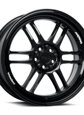 Katana Racing KR02 Wheel 17x7.5 5x108|5x114.3 40mm Glossy Black                                     - KR02-177508GB - Image 3
